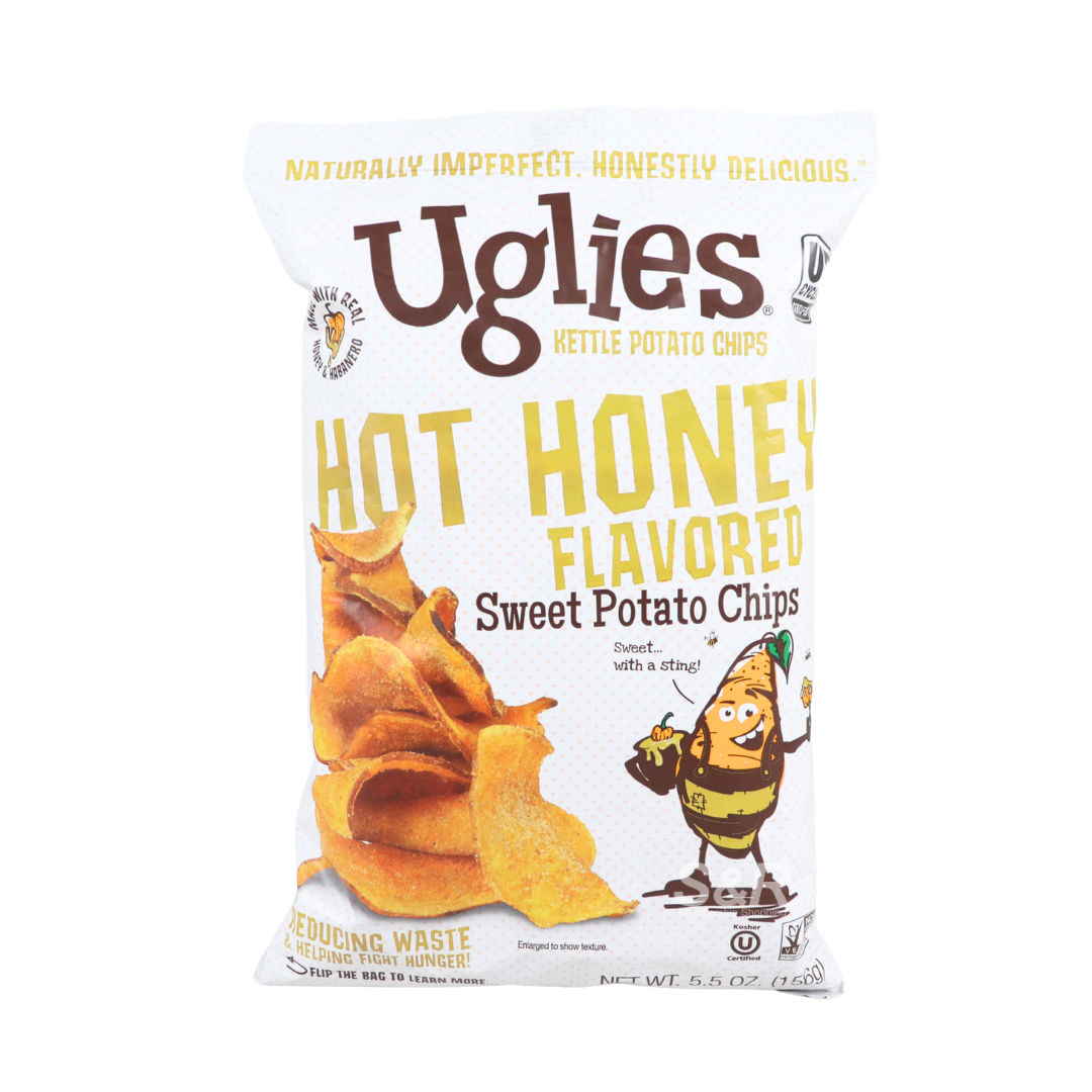 Uglies Hot Honey Potato Chips 156g